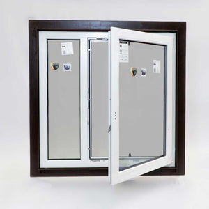 XL egress window with ExoFrame in open position - interior view