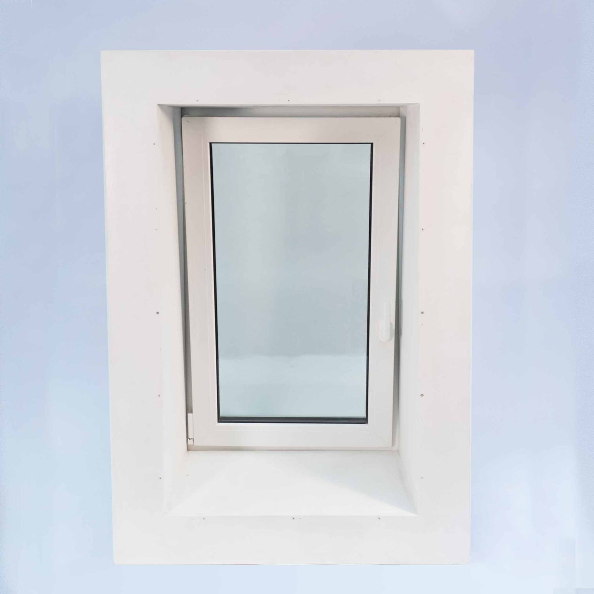 Egress window interior trim kit (designed to slide into ExoFrame)